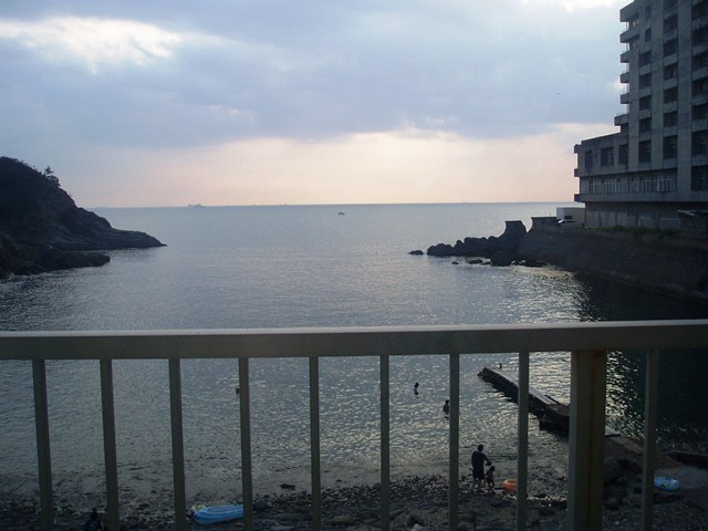部屋からの夕景