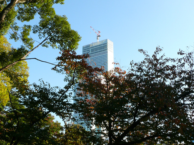 慶沢園から