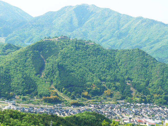第一展望台からの竹田城全景