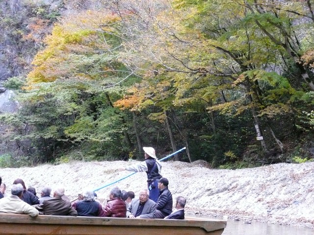船頭さんと乗客