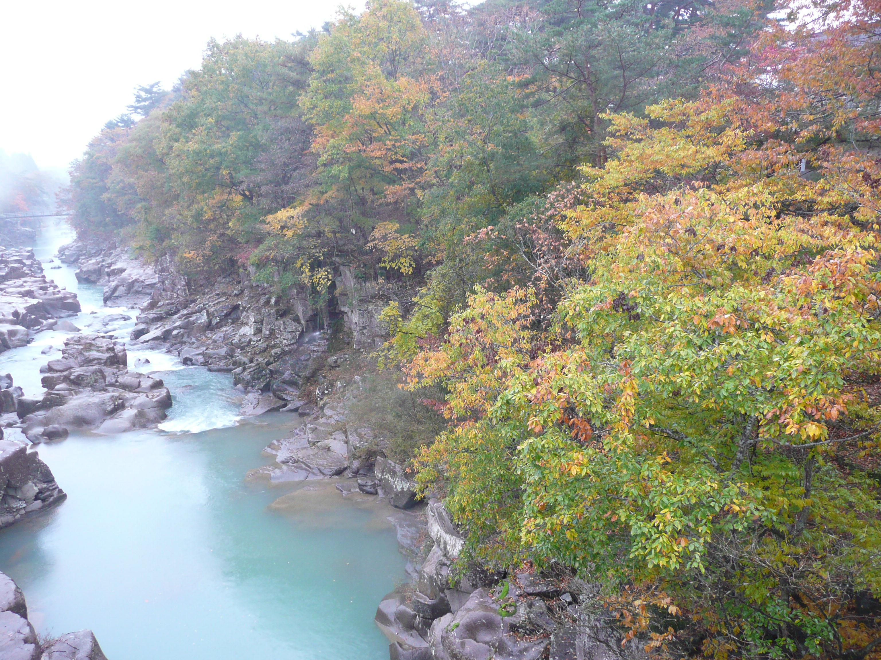 厳美渓下流方向