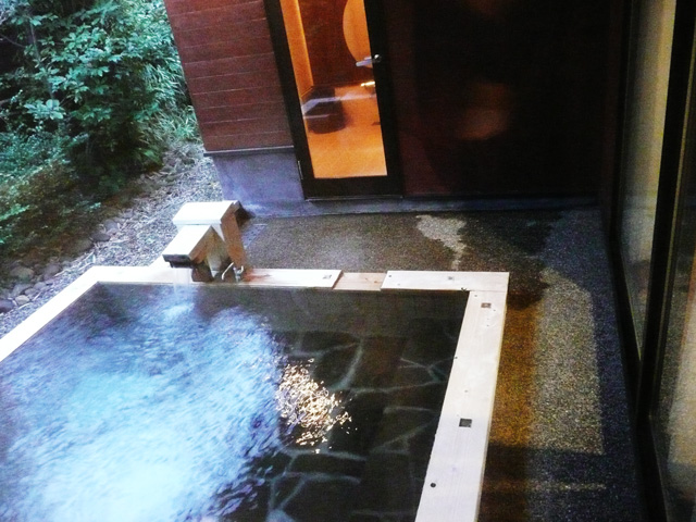 部屋の露天風呂
