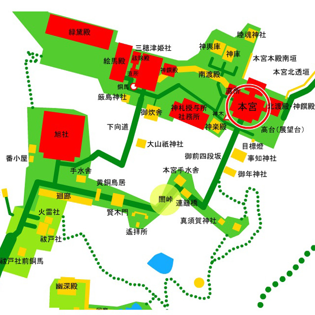 金刀比羅宮地図