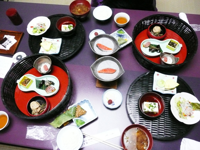 宿の朝食